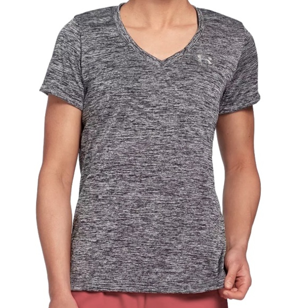 Under Armour Heat Gear Short Sleeve V-Neck Tee-Shirt  Size Large